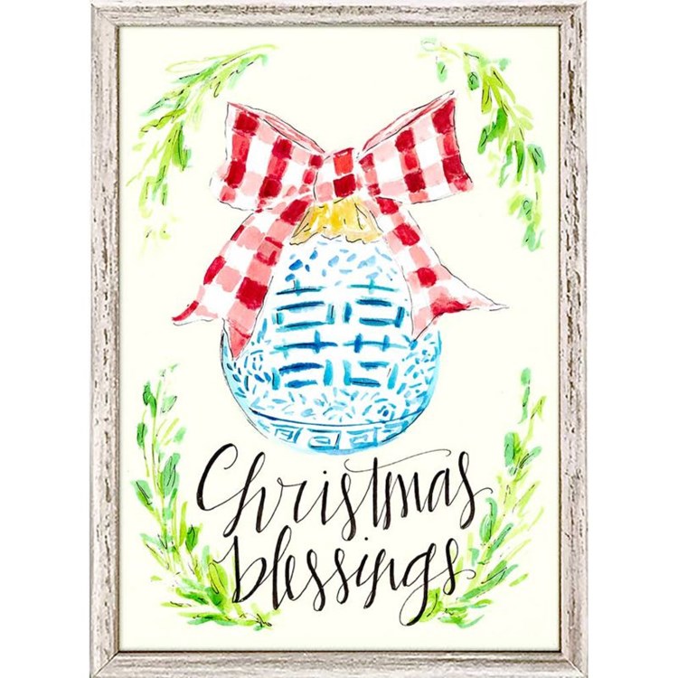 Christmas Blessings, Mini Framed Canvas