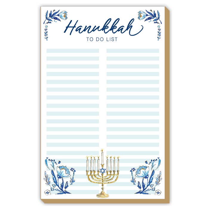 Notepad - Hanukkah with Star of David