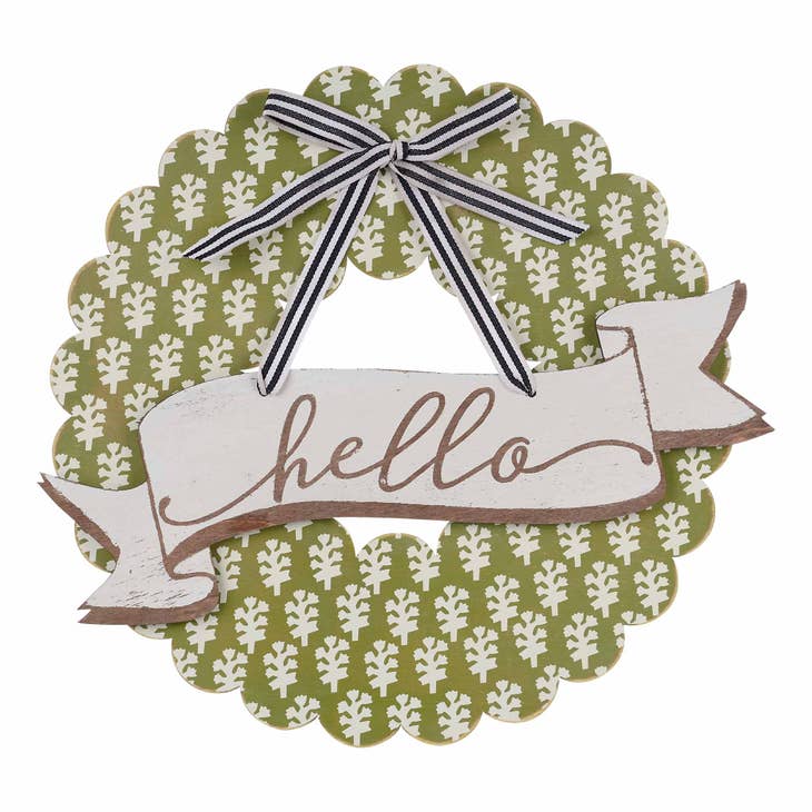 Topper | Hello Wreath