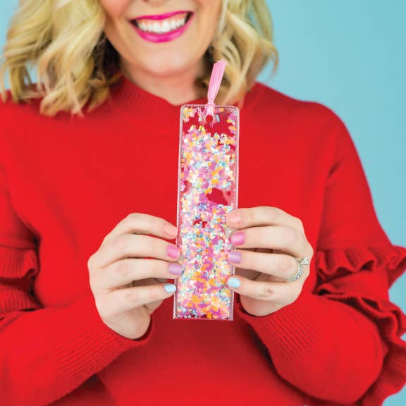 Bookmark - Jewels & Hearts Confetti