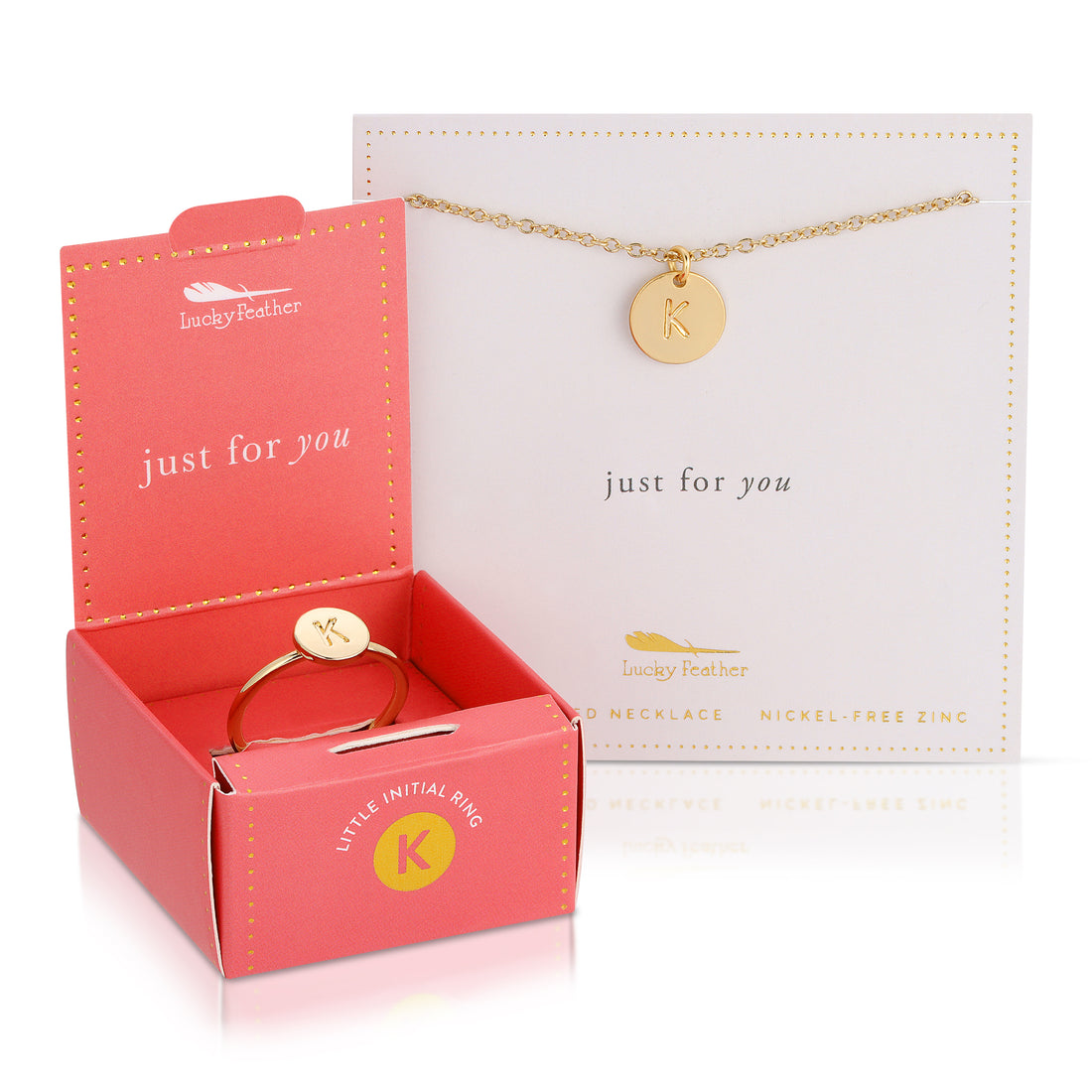 Letter Disc Necklace | Assorted