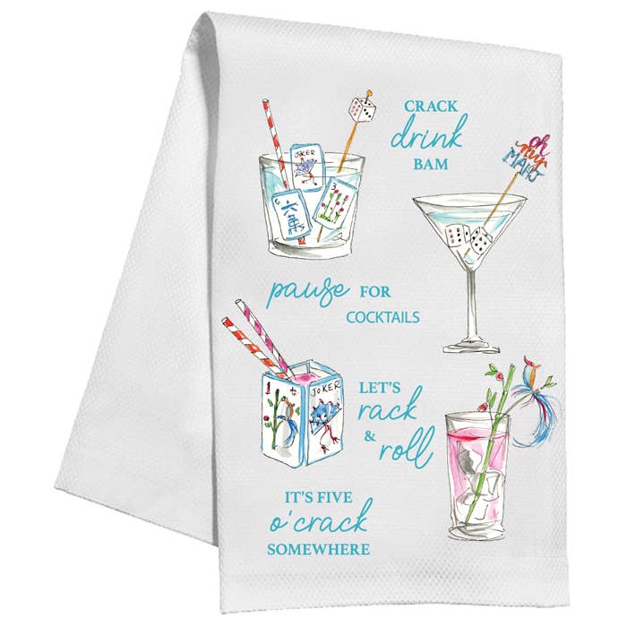 Tea Towel | Mahjong Cocktails