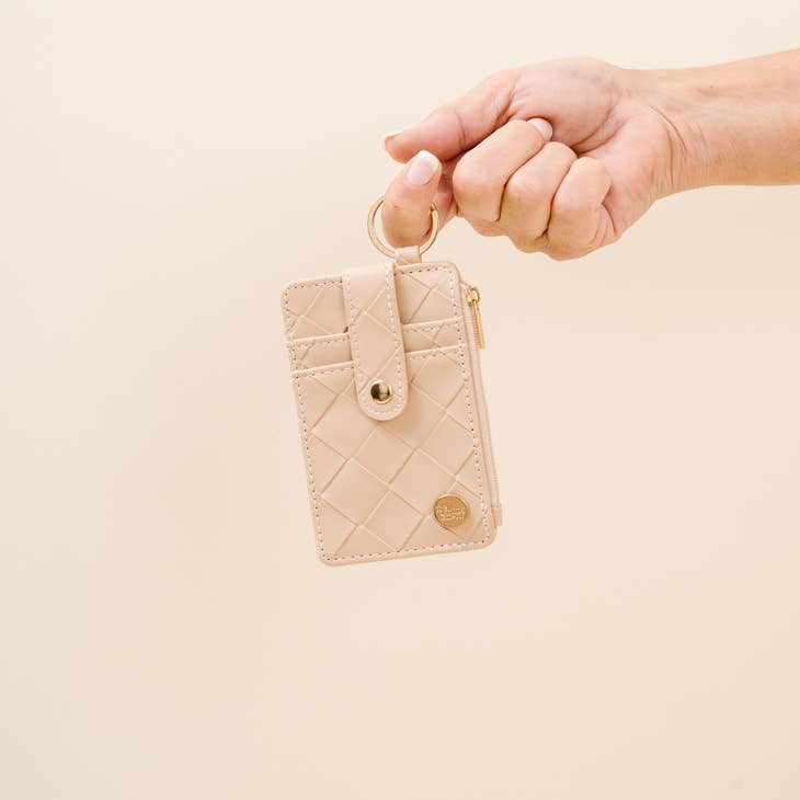 Keychain Wallet - Woven Oat