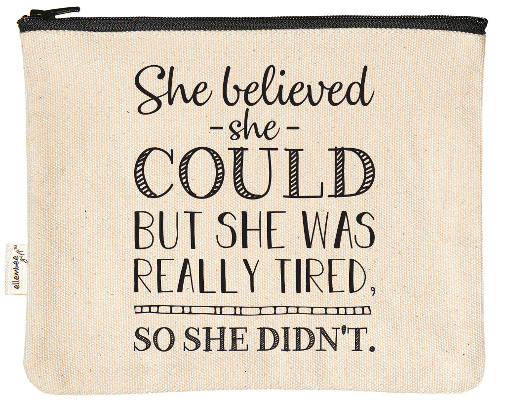 Zipper Pouch - She Believed