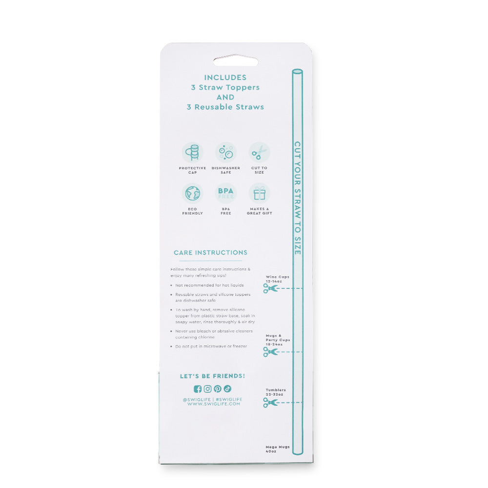 Straw Topper Set | Oh Happy Day