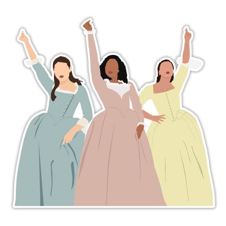 Schuyler Sisters Hamilton Sticker – Eliza B's
