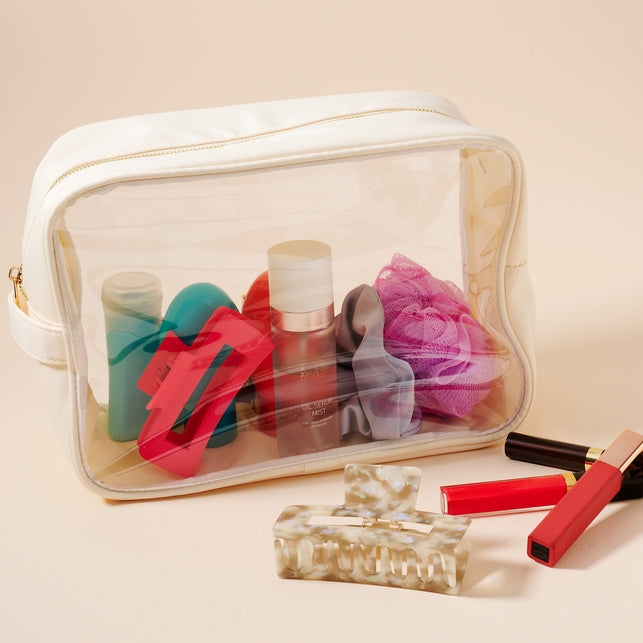 Clear Extra Large Cosmetic Pouch