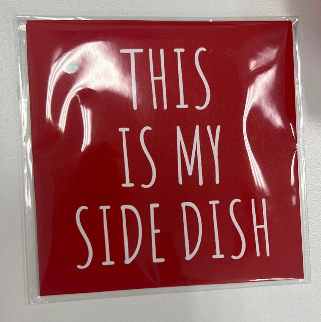 This Is My Side Dish Tag