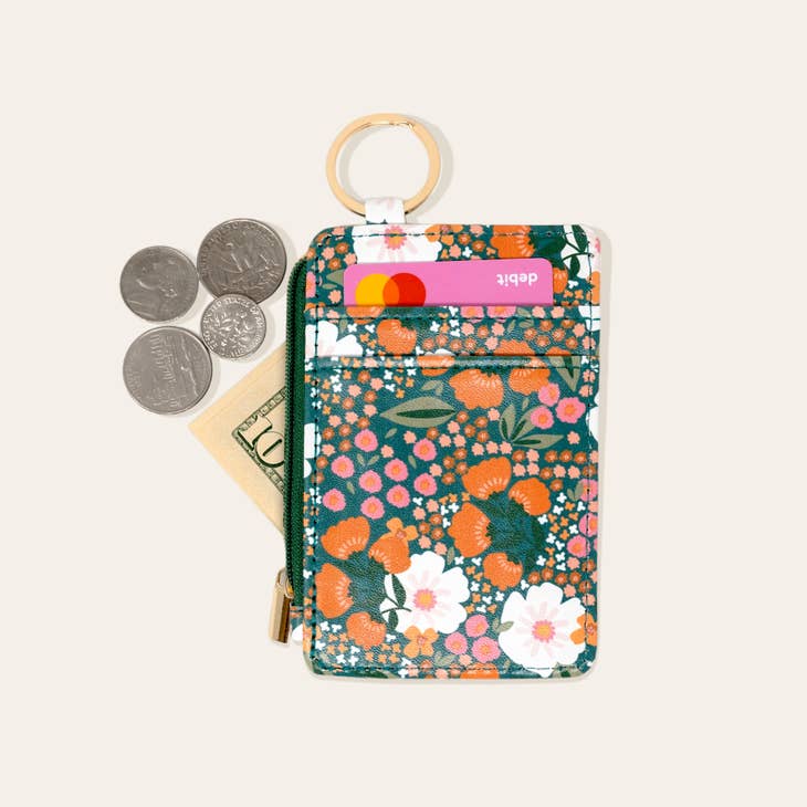 Keychain Wallet - Sweet Meadow Green
