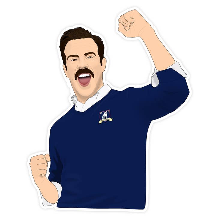 Ted Lasso Detailed Sticker
