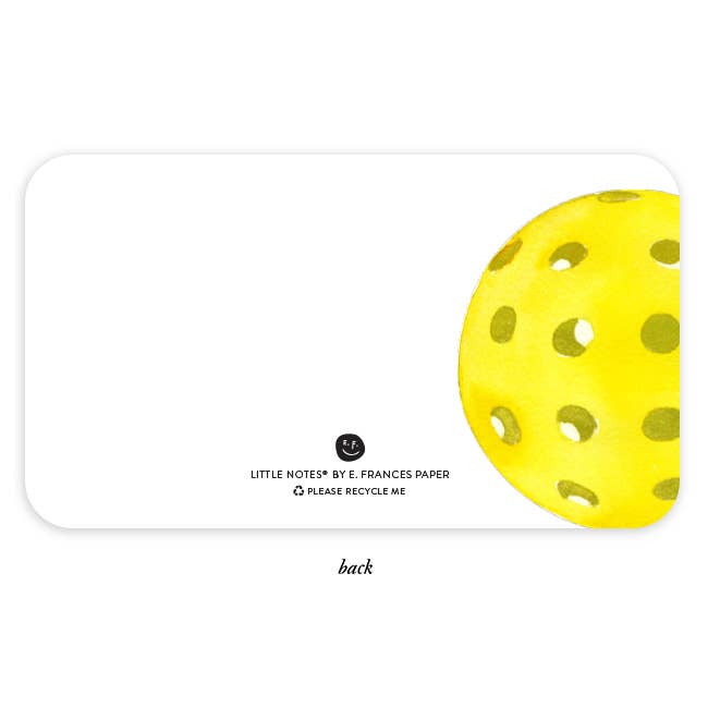 Little Notes | Pickleball