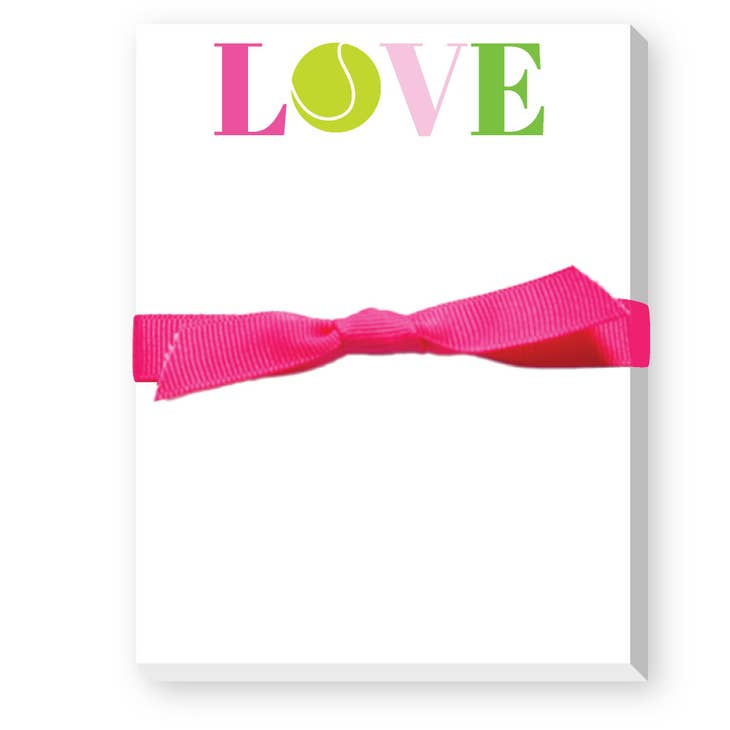 Love Tennis Mini Notepad