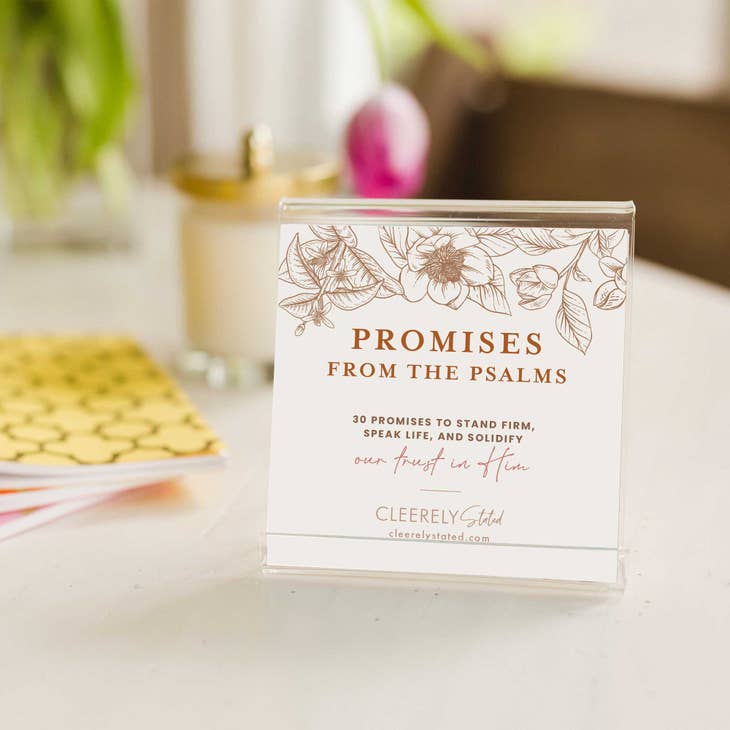 Promises from the Psalms W/Stand