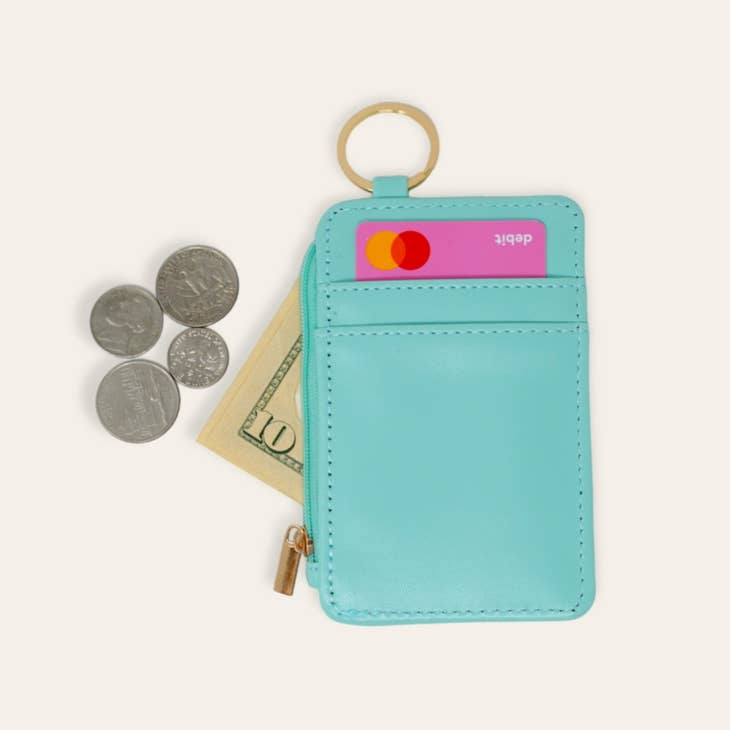 Keychain Wallet - Aqua