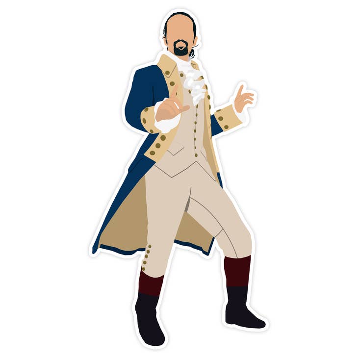 Alexander Hamilton Sticker