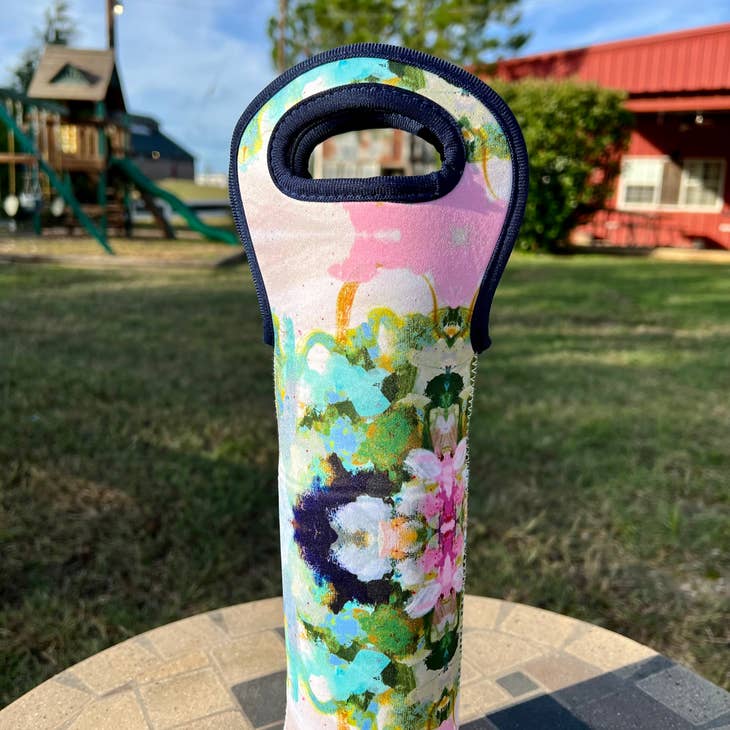 Wine Sleeve | Laura Park | Nantucket Bloom
