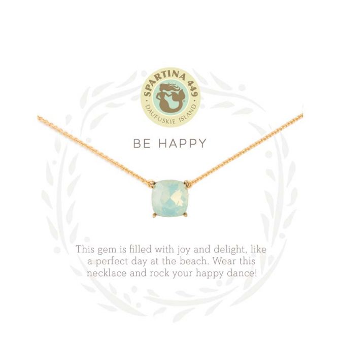 SLV Necklace - Happy/Sea Green