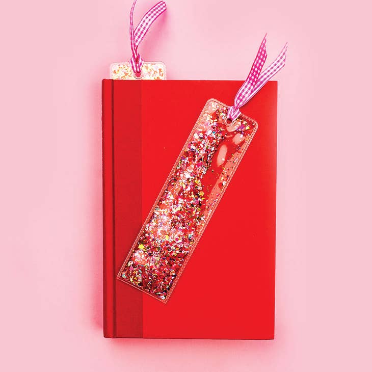 Bookmark - Red & Pink Confetti