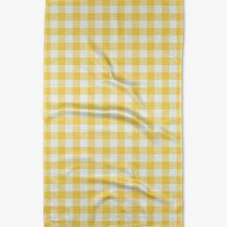 Tea Towel - Lemon Gingham