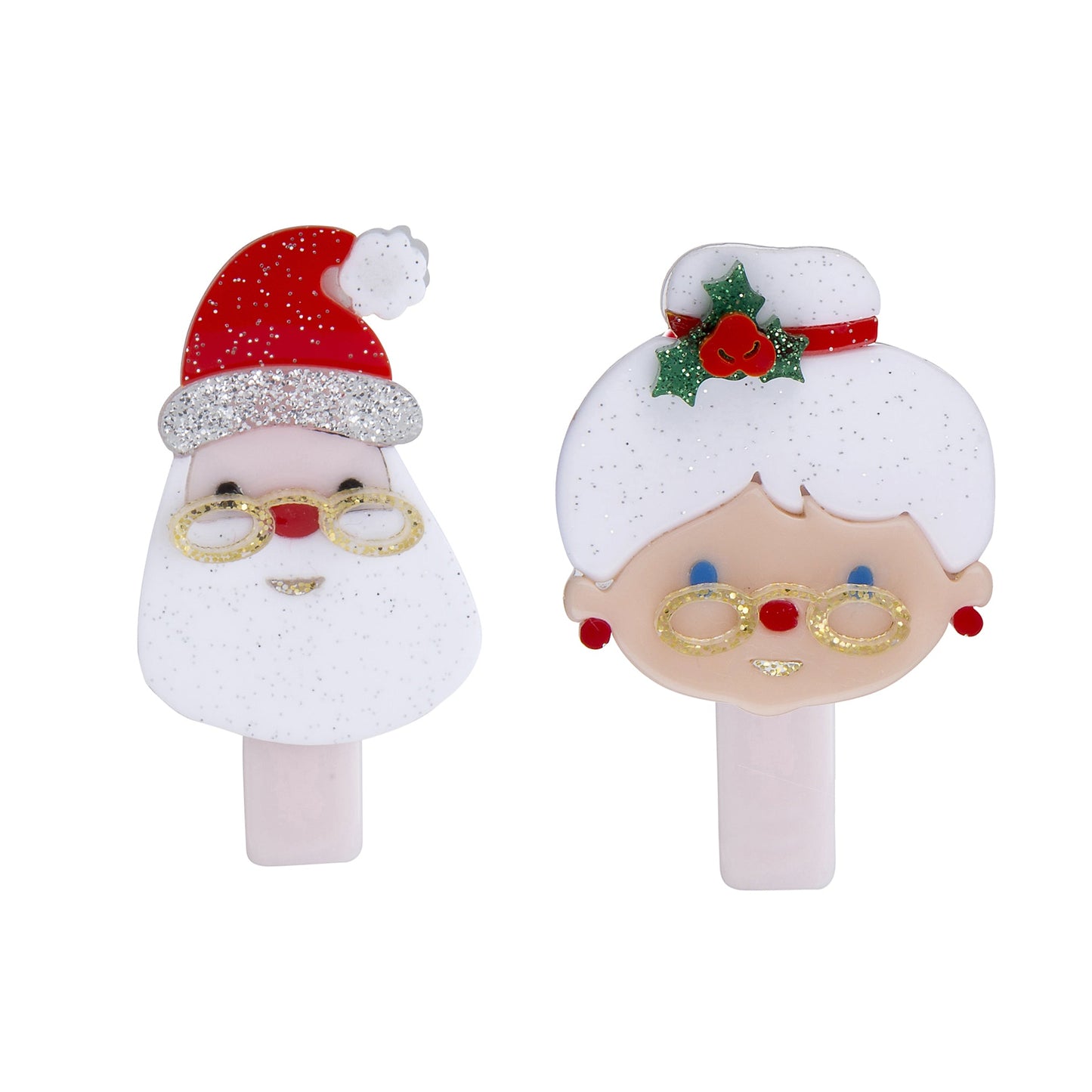 Alligator Clip - Santa Claus/Mrs.Claus