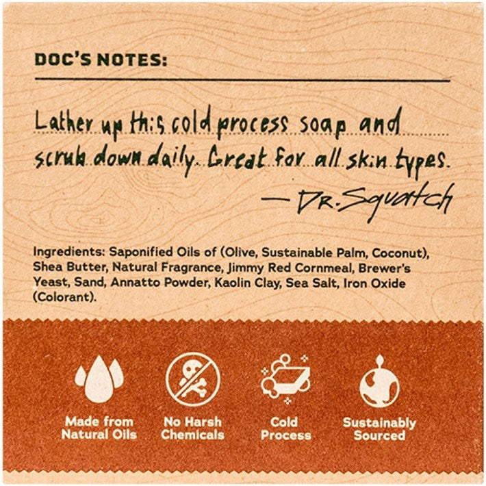 Wood Barrel Bourbon Bar Soap
