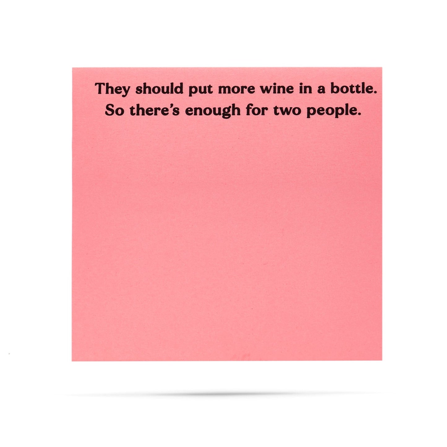 Sticky Notes - More Wine