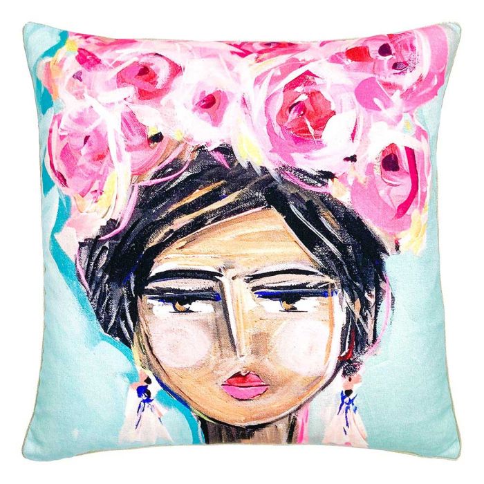 She Is Fierce - Brunette | Pillow - 20x20