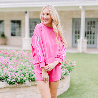 Sweatshirt | Millie | Capri Crush