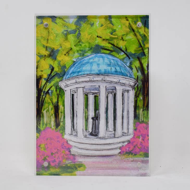 Unc Landmark Acrylic Block - 5x7