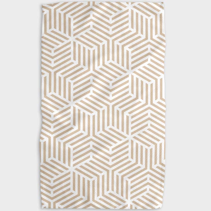 Tea Towel | Stacked Cubes