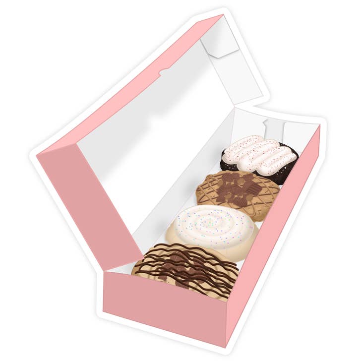 Cookies Assorted Stickers - 5 Pack (Colors Vary) 