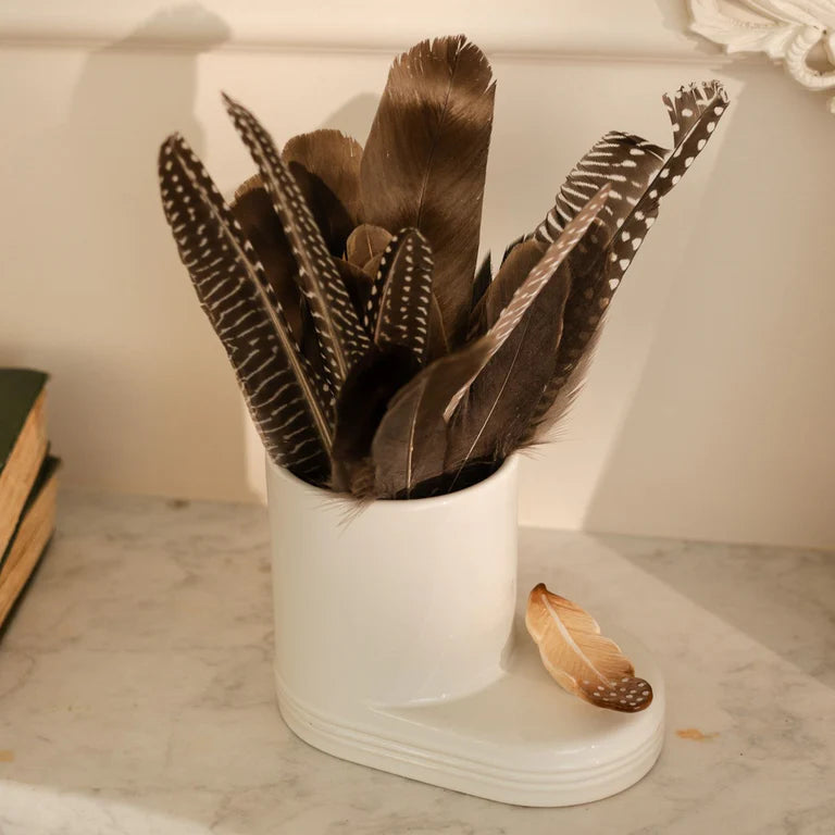 Nora Fleming Mini | Creative Quill (Feather)