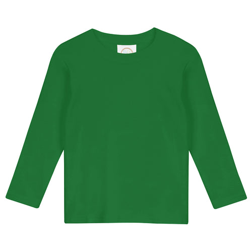 Boy's Long Sleeve Shirt - Kelly Green