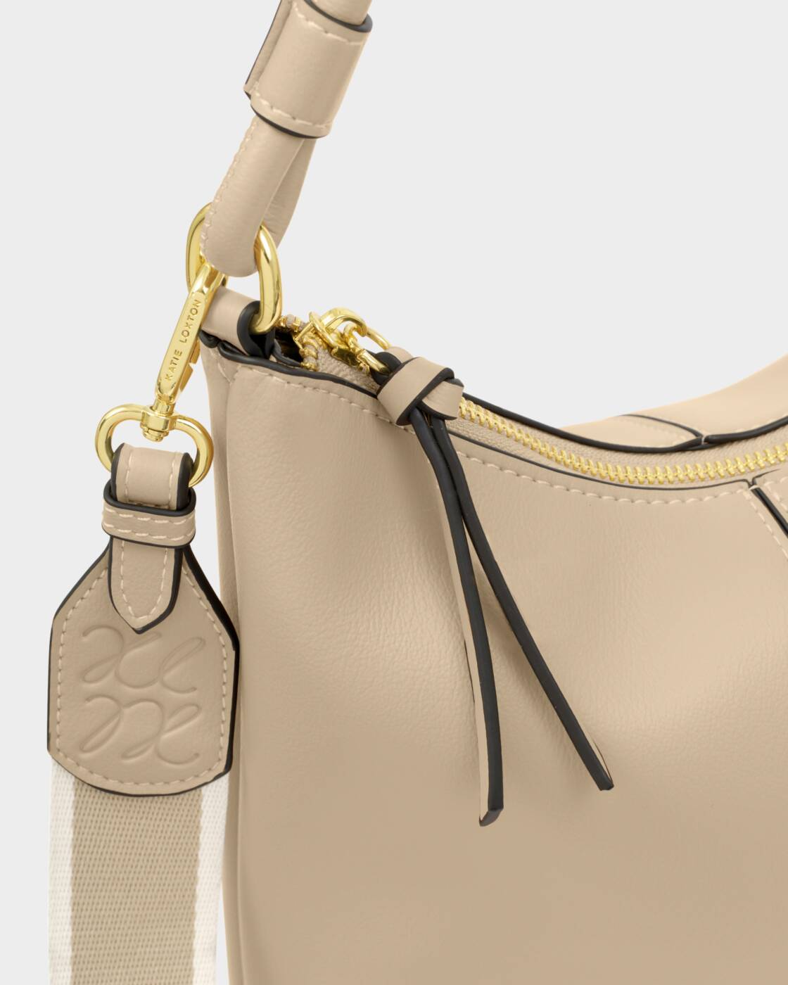 Hallie Satchel Bag | Light Taupe