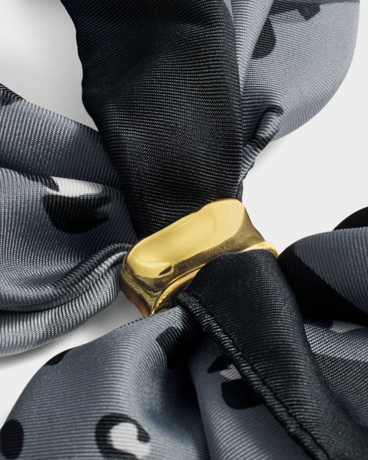 Satin Multiway Scarf | Navy