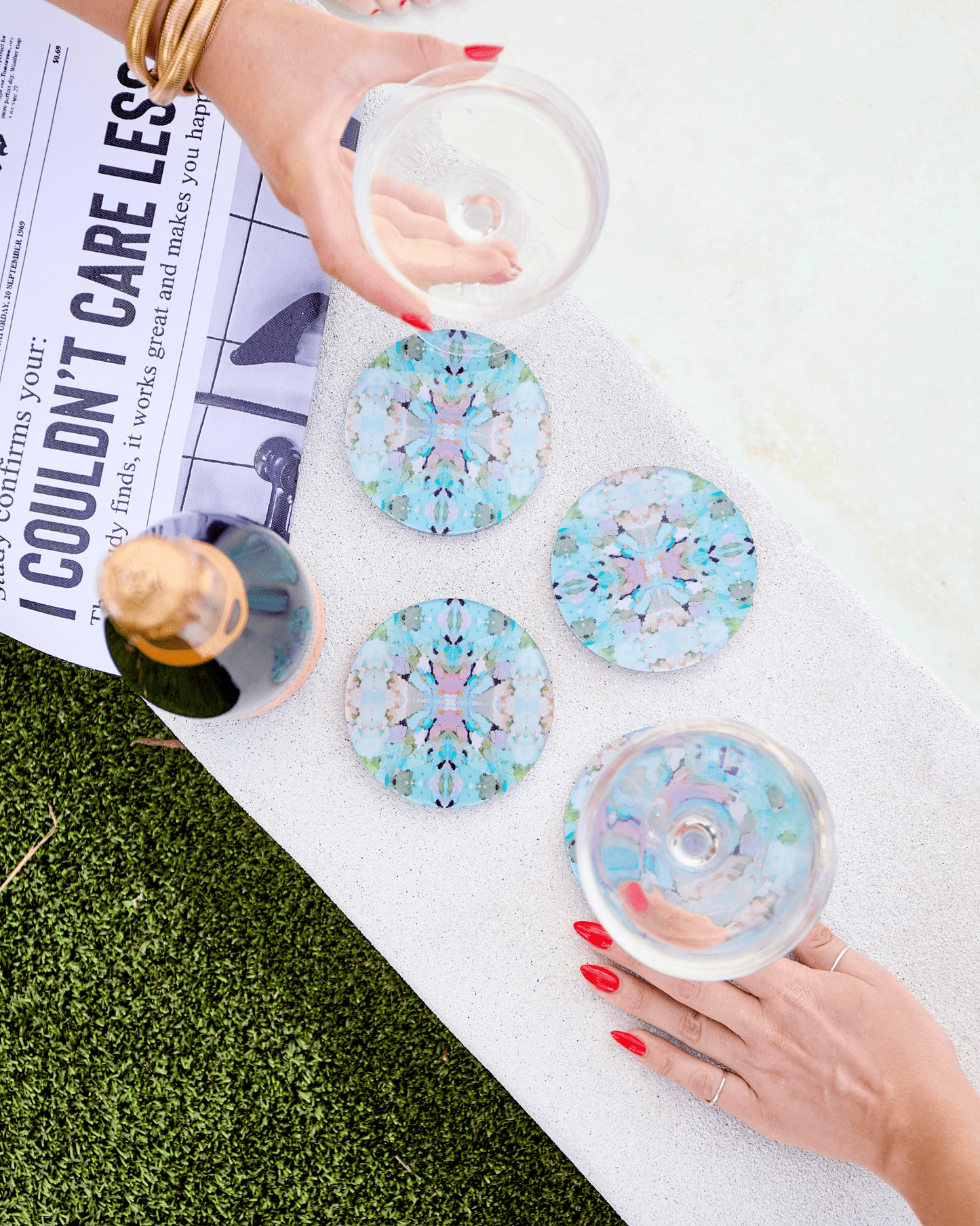Coaster Set | Martini Olives