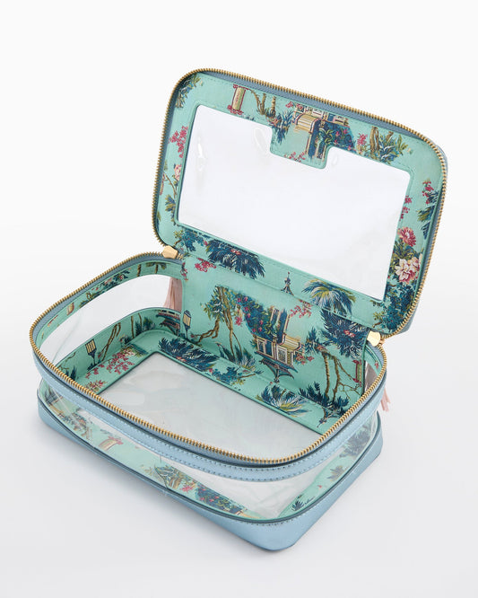 Tile Storage Bag | Metallic Light Blue