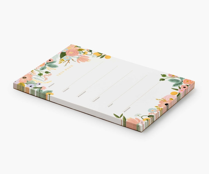 Garden Party Pastel Memo Notebook