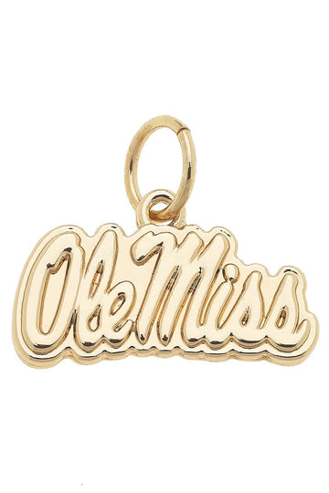 Charm | Ole Miss Logo Gold