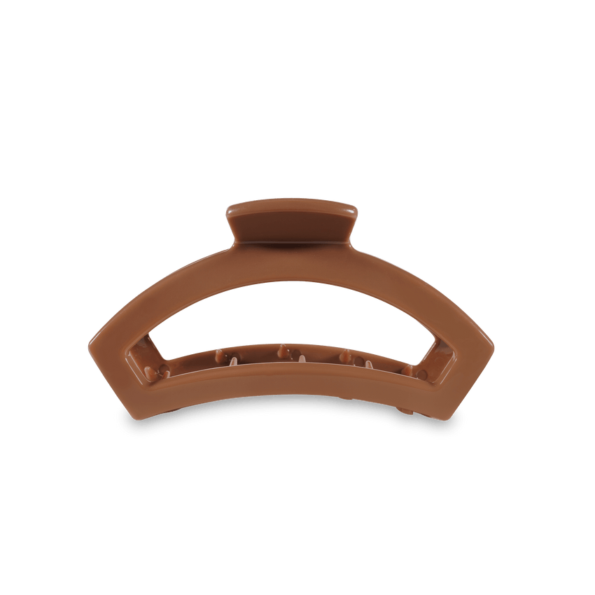 Teleties Open Hair Clip | Caramel | Assorted Sizes