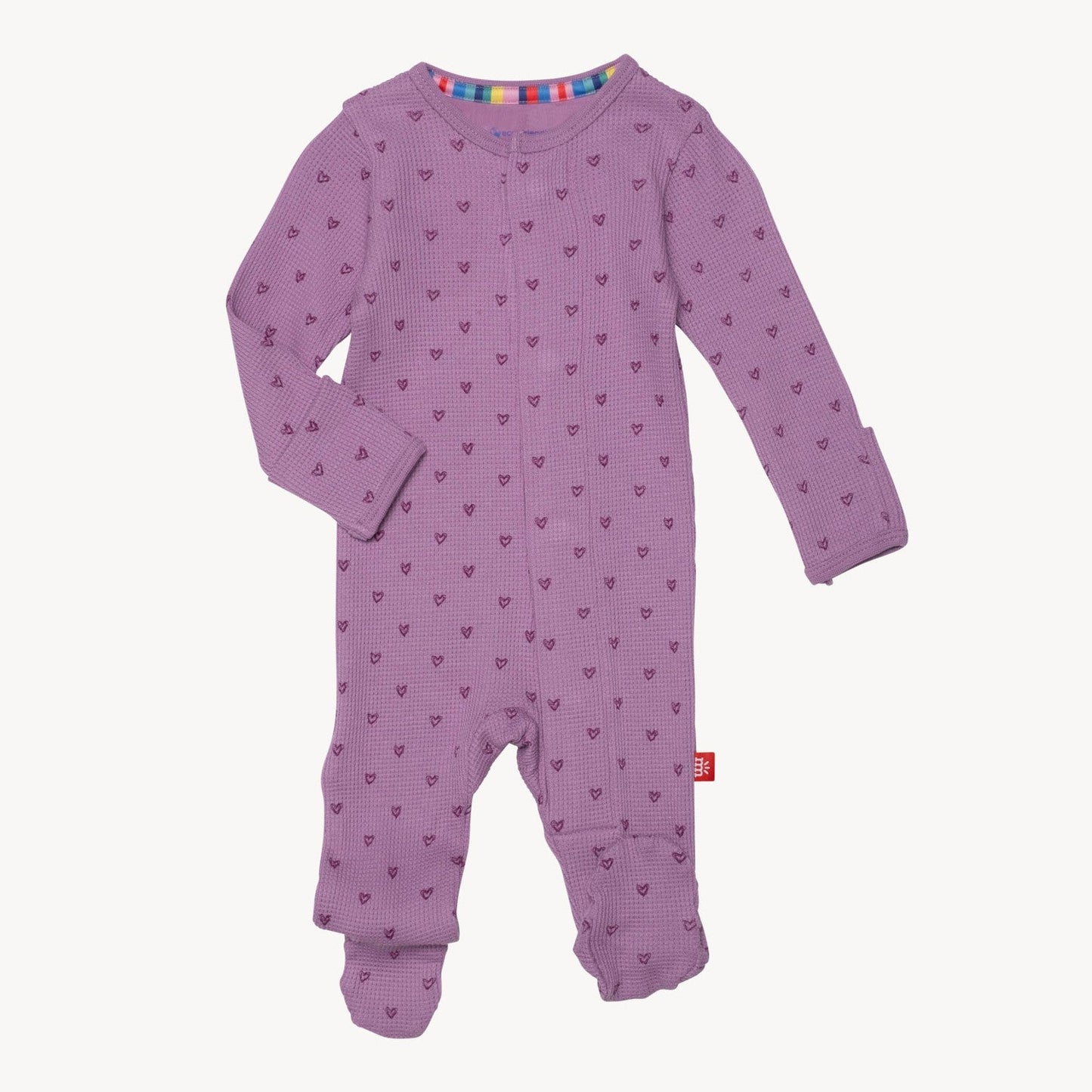 Footie | Waffle | Pink Ribbon