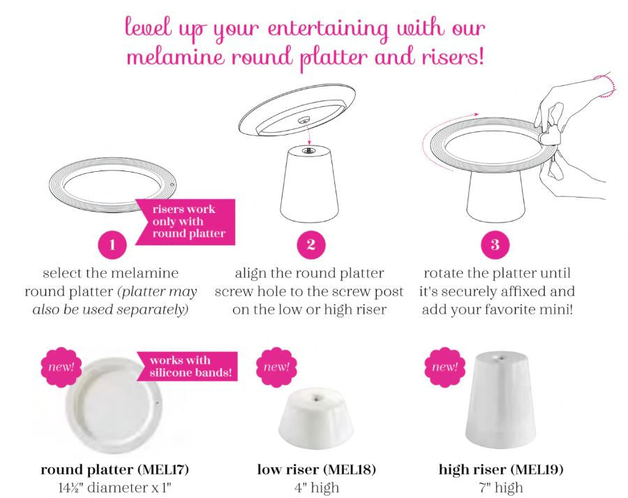 Base - Melamine - Round Platter