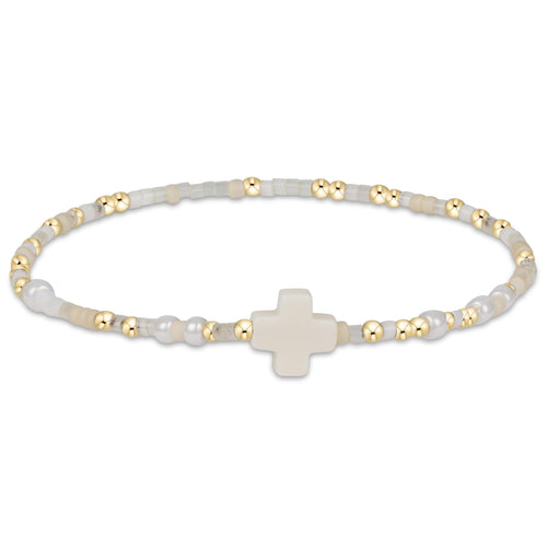 Extends | Hope Unwritten Signature Cross Bracelet | Call Me On My Shellphone