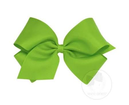 Classic (Retiring) | Apple Green Grosgrain Bow