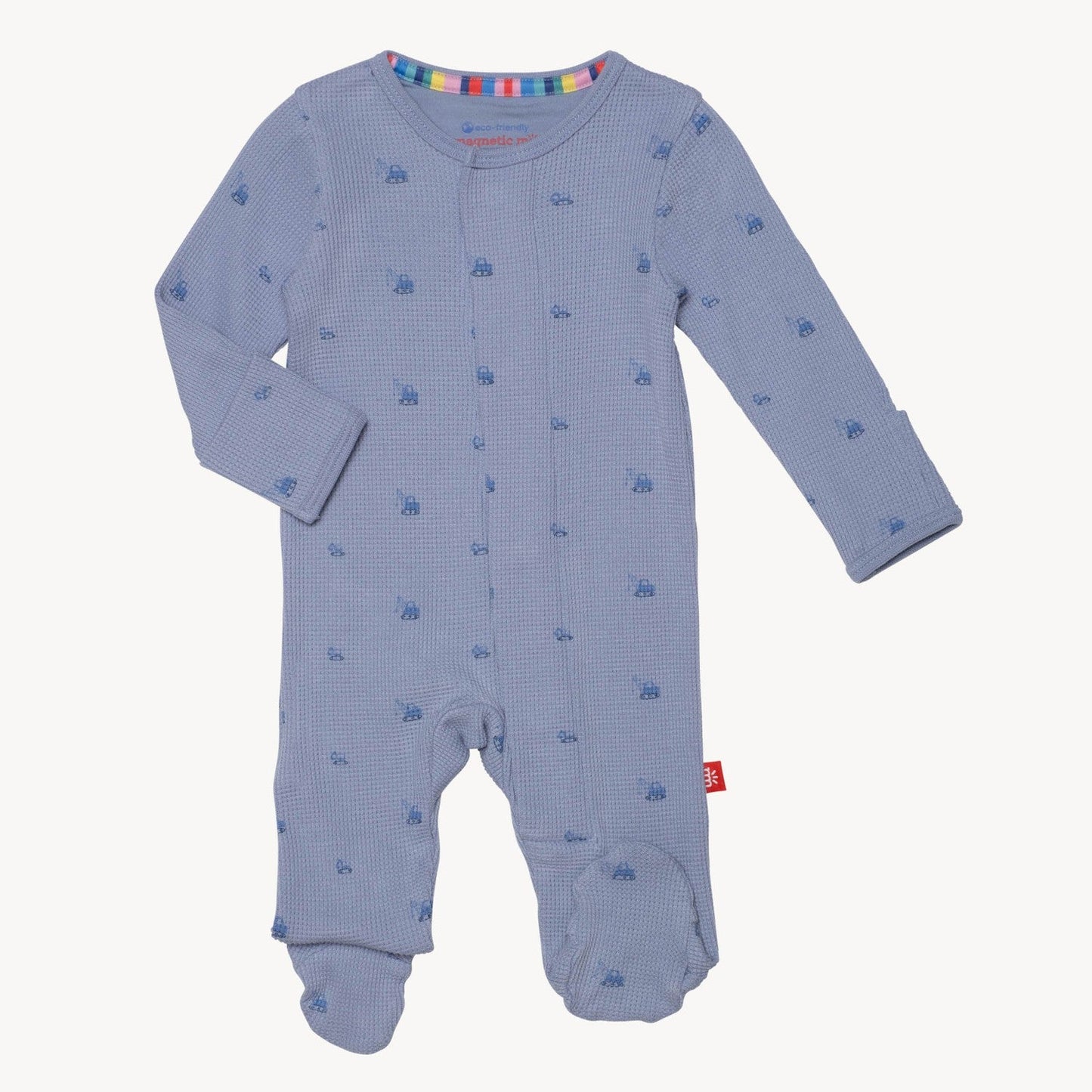 Footie | Waffle | Soft Slate