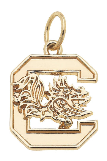Charm | South Carolina Logo Gold