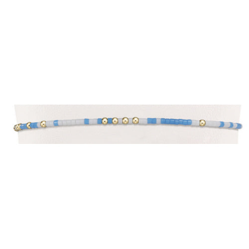 Gameday | Hope Unwritten Bracelet | Cobalt & White