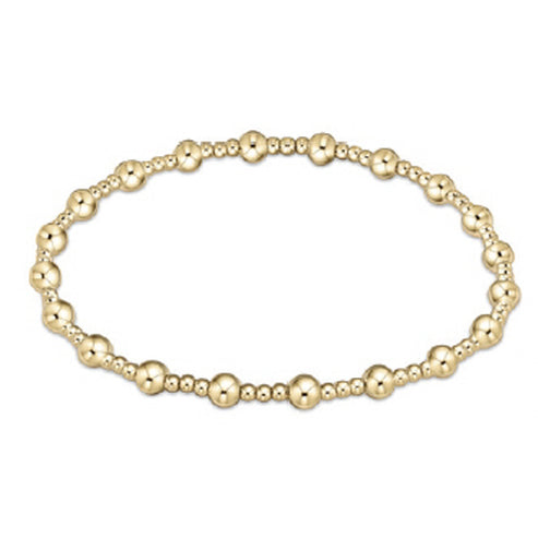 egirl | Classic Sincerity 4mm Bead Bracelet | Gold