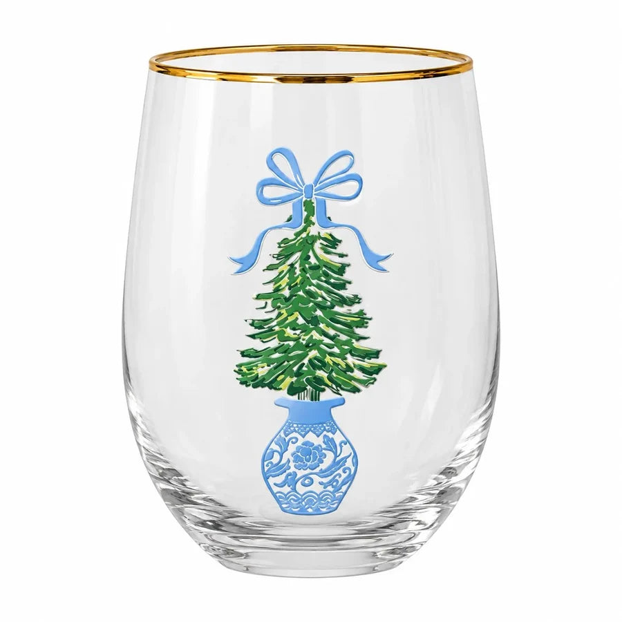 Wine Glass | Winter Pines