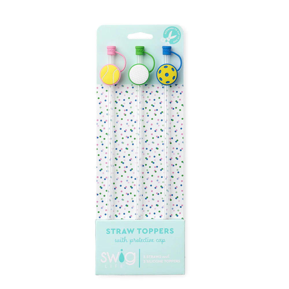 Straw Topper Set | Sports